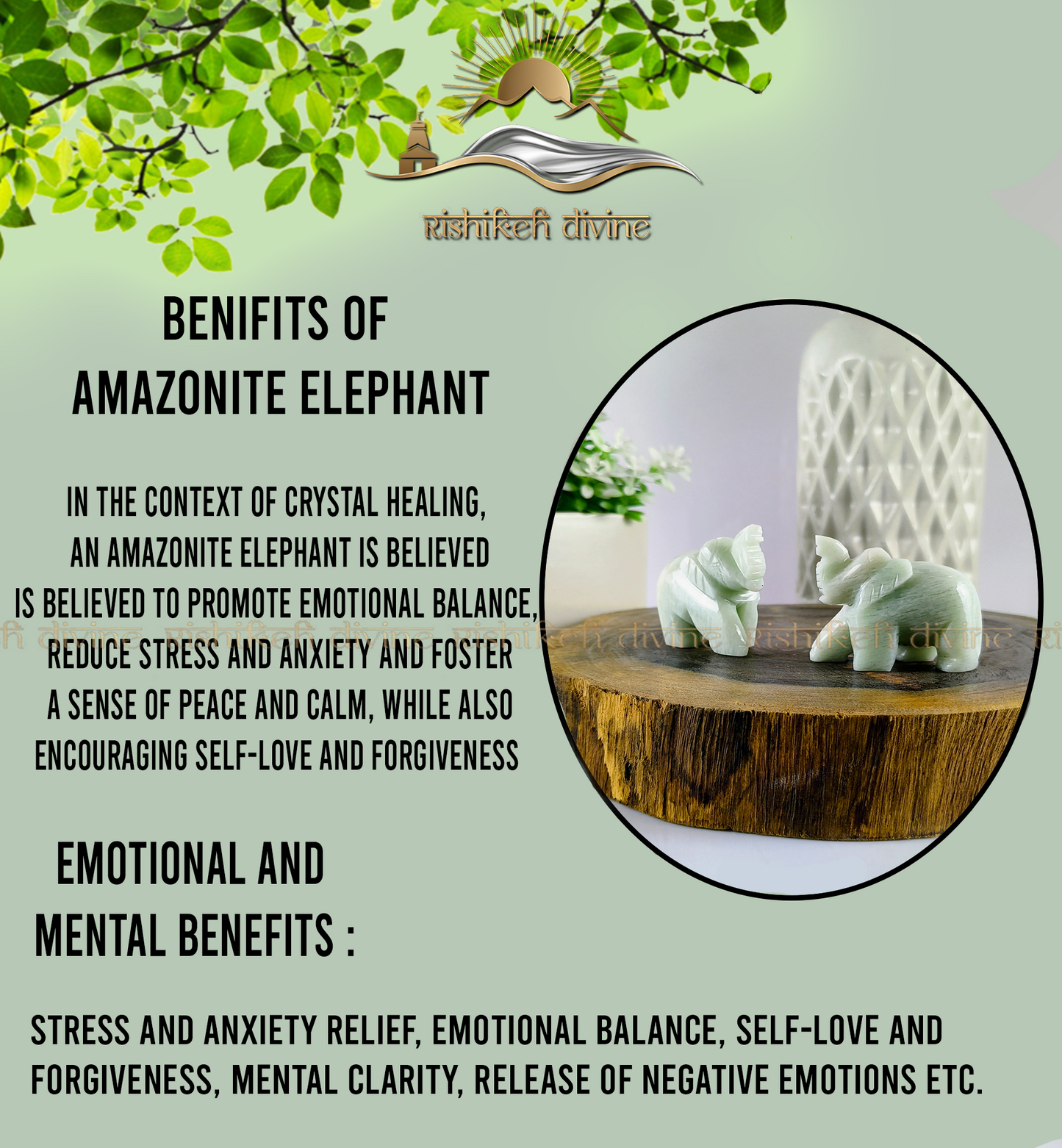 Amazonite Elephant