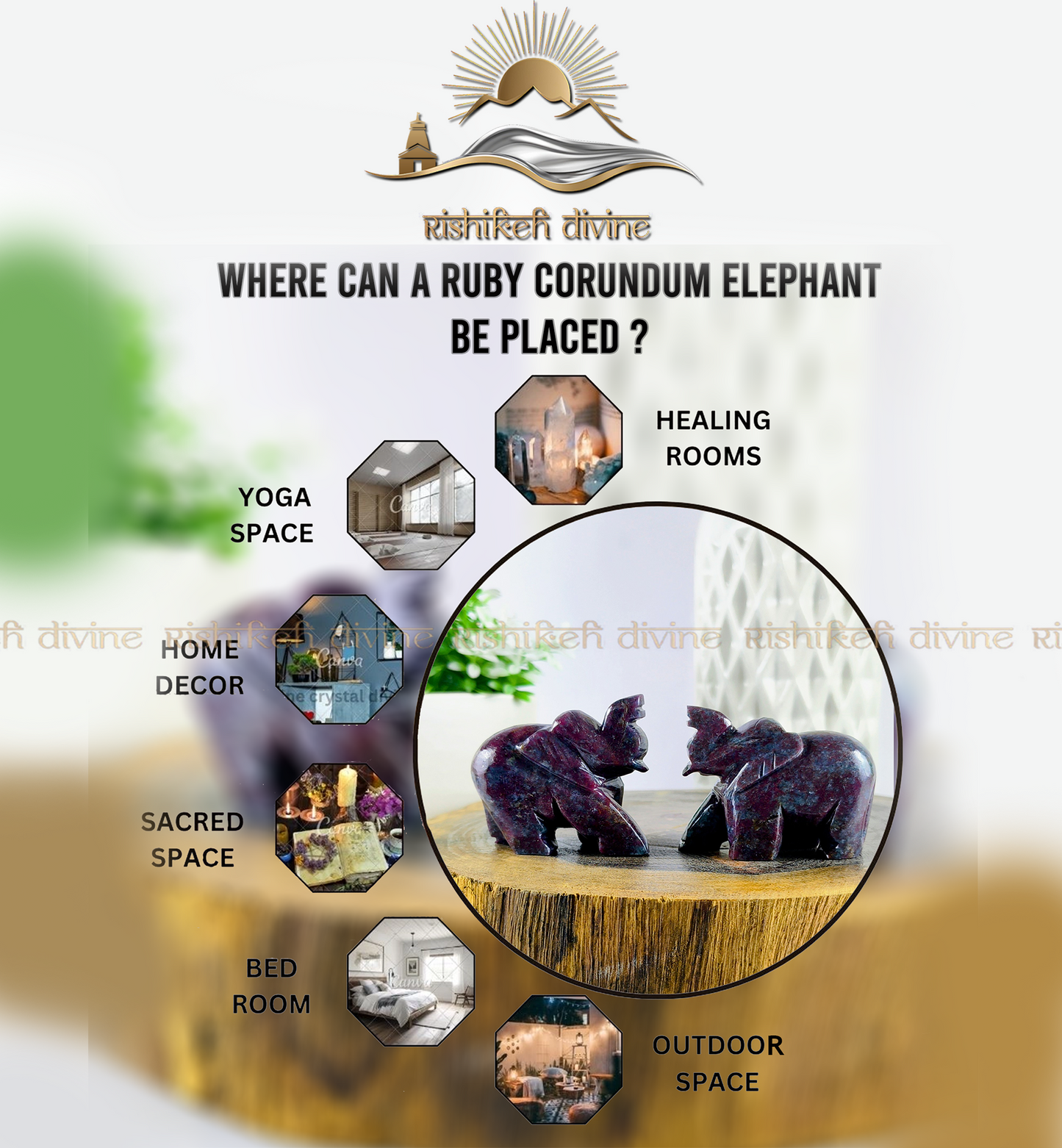 Ruby Corondum Elephant
