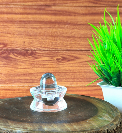 Sphatik Shivling ( premium quality)