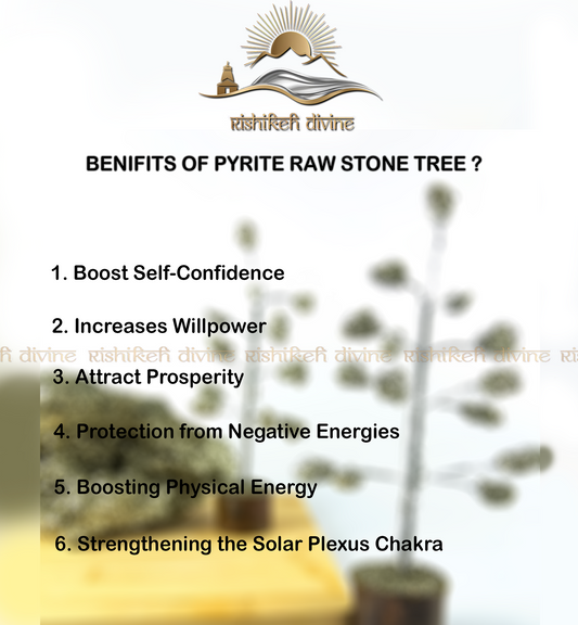 Pyrite raw stone tree
