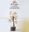 Rose quartz tree