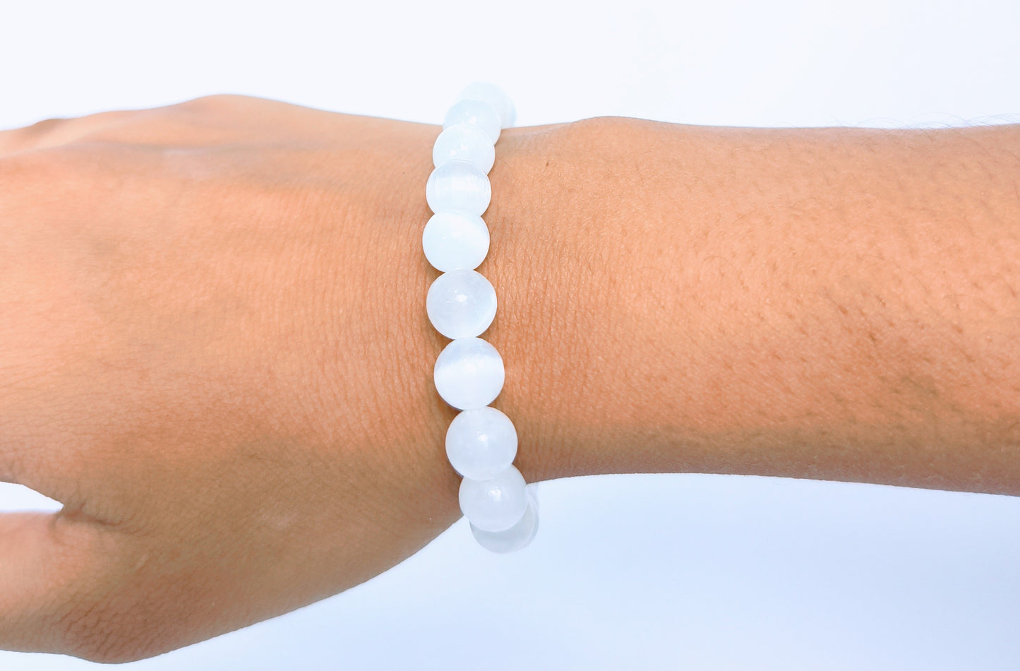 White Selanite Bracelet