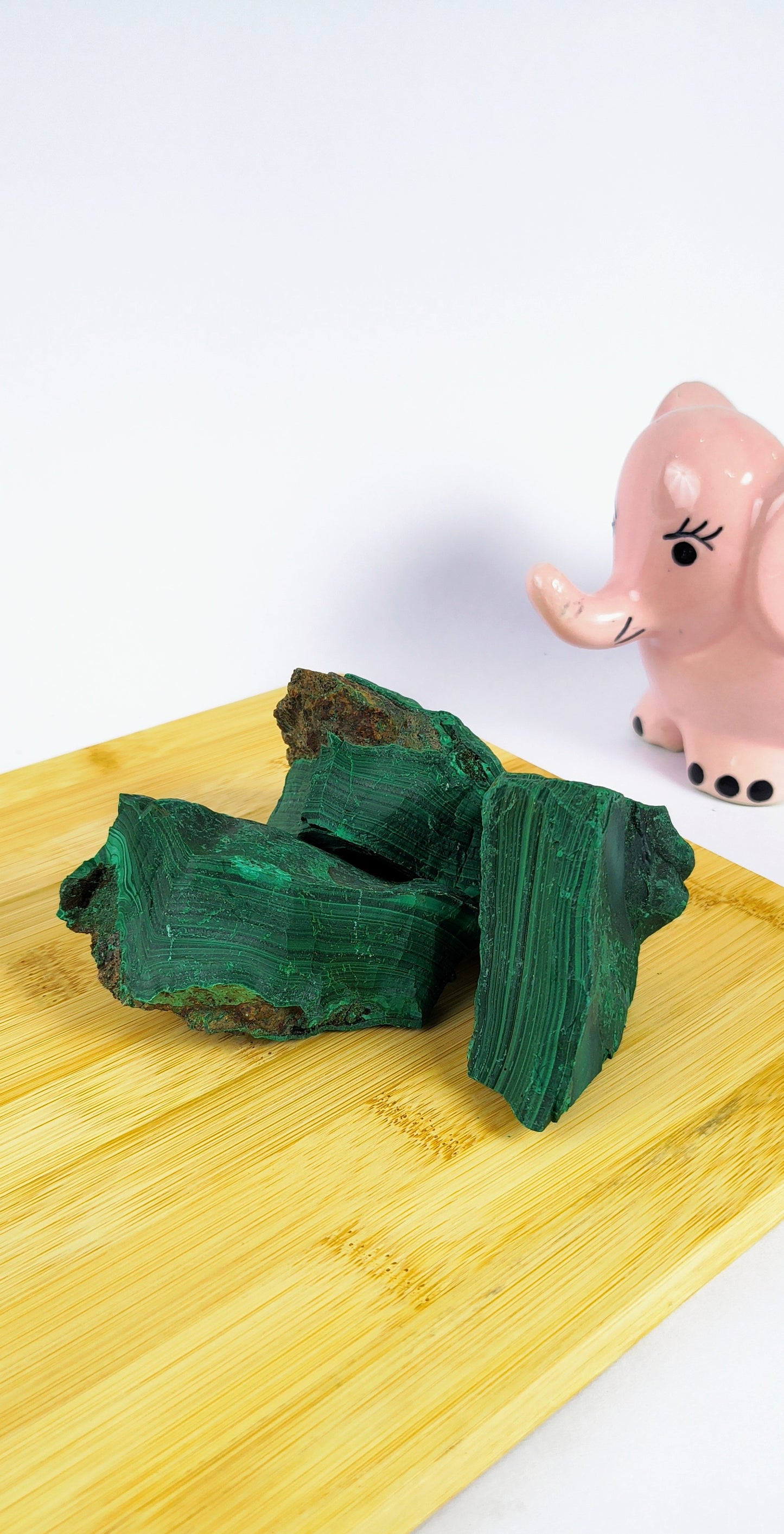 Malachite Stone crystal