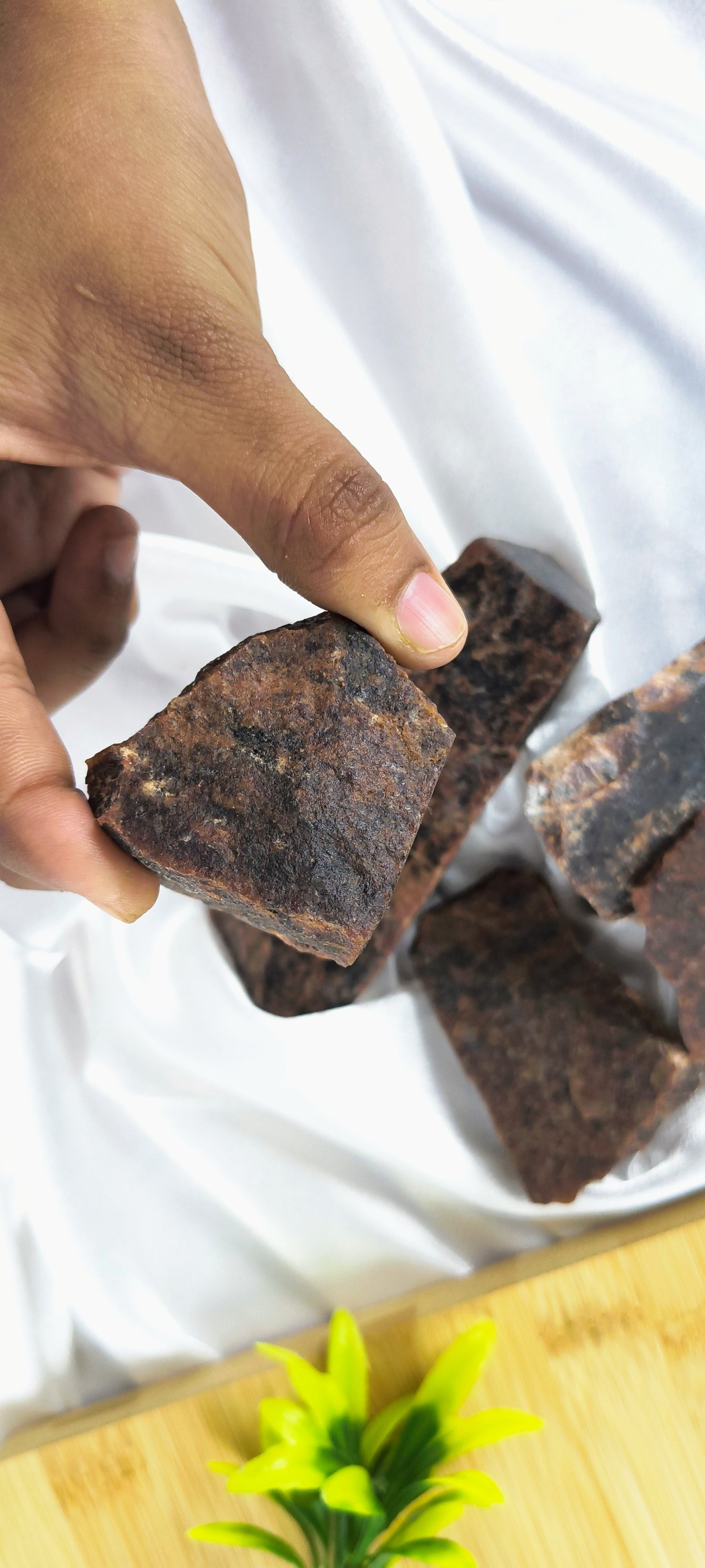Garnet stone crystal