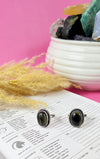 Black sulemani oval shape ring