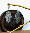 Hamsa earrings