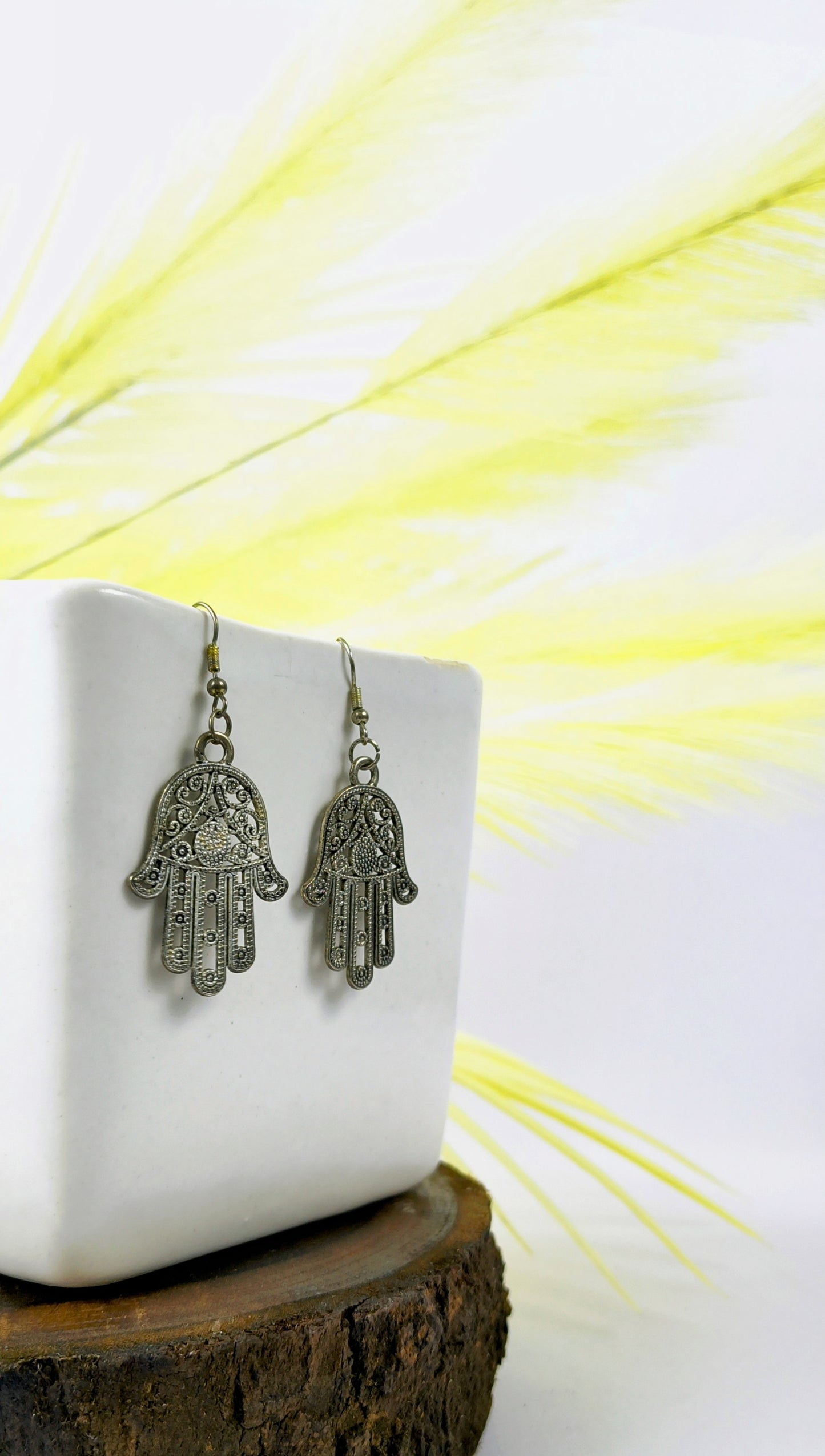 Hamsa earrings