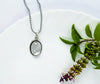 Clear quartz pendant