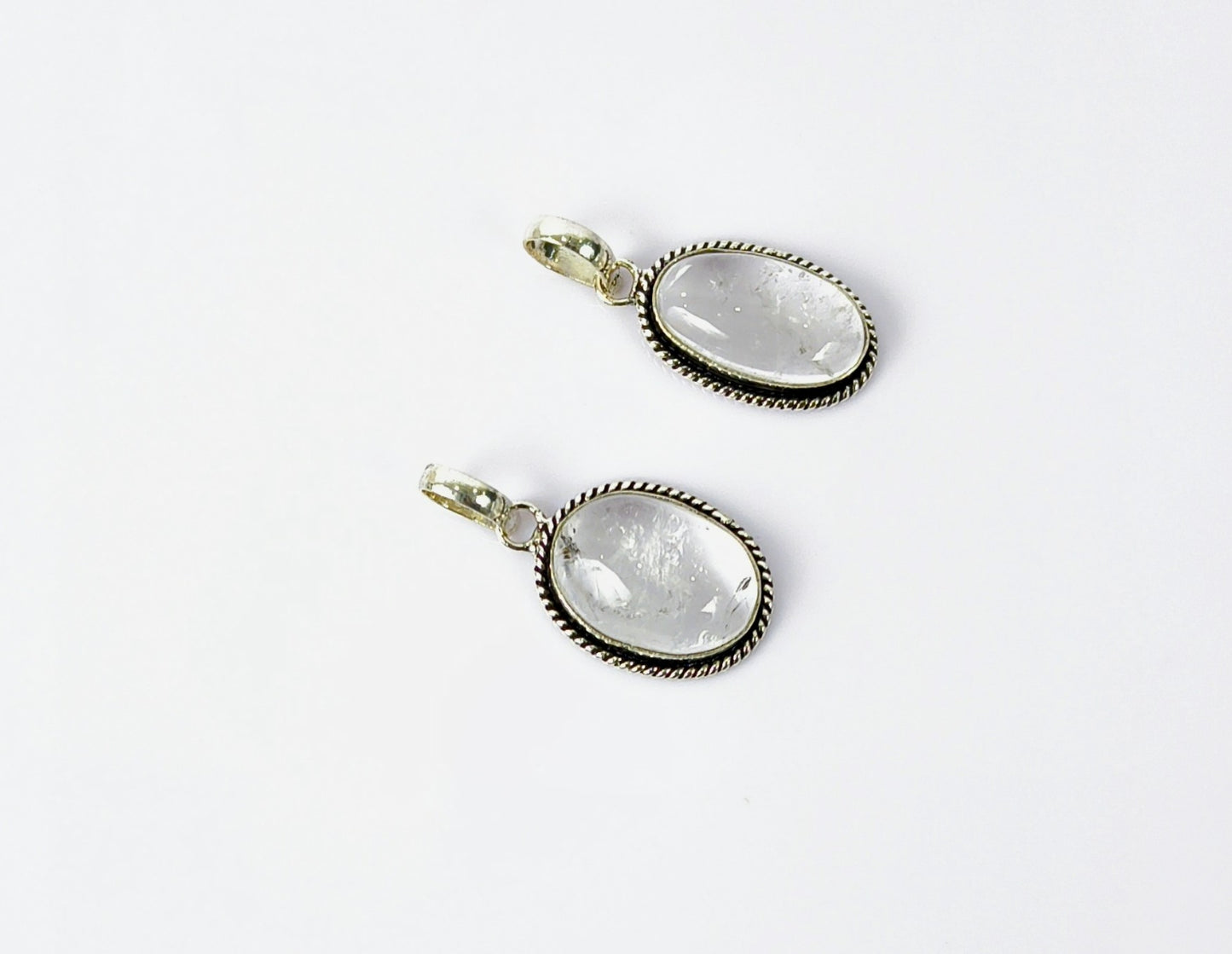 Clear quartz pendant