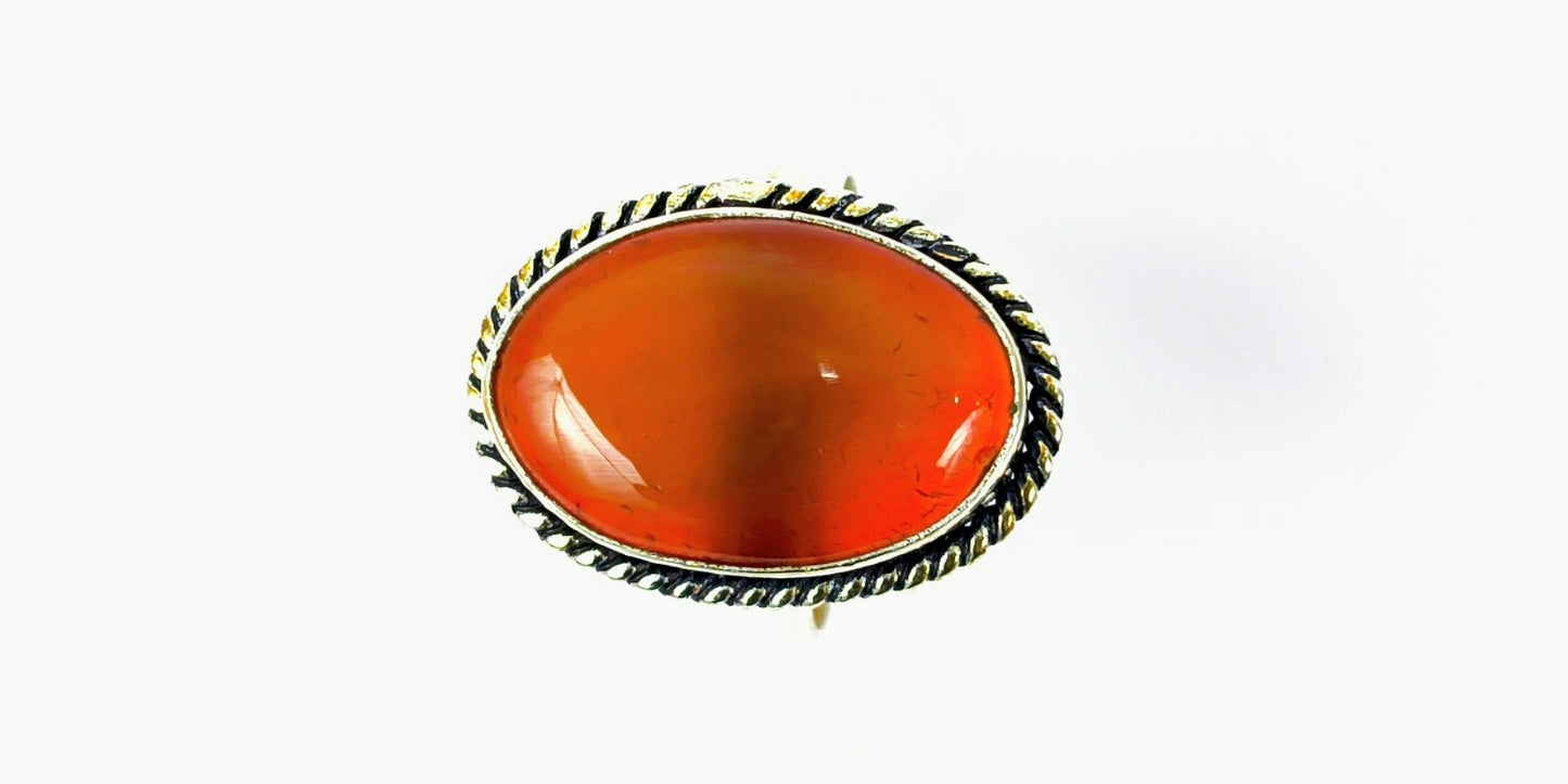 Red carnelian ring