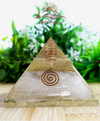 Selenite Orgone Pyramid