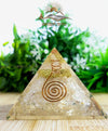 Clear quartz Orgoane pyramid