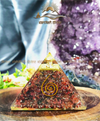 Garnet Orgone Pyramid