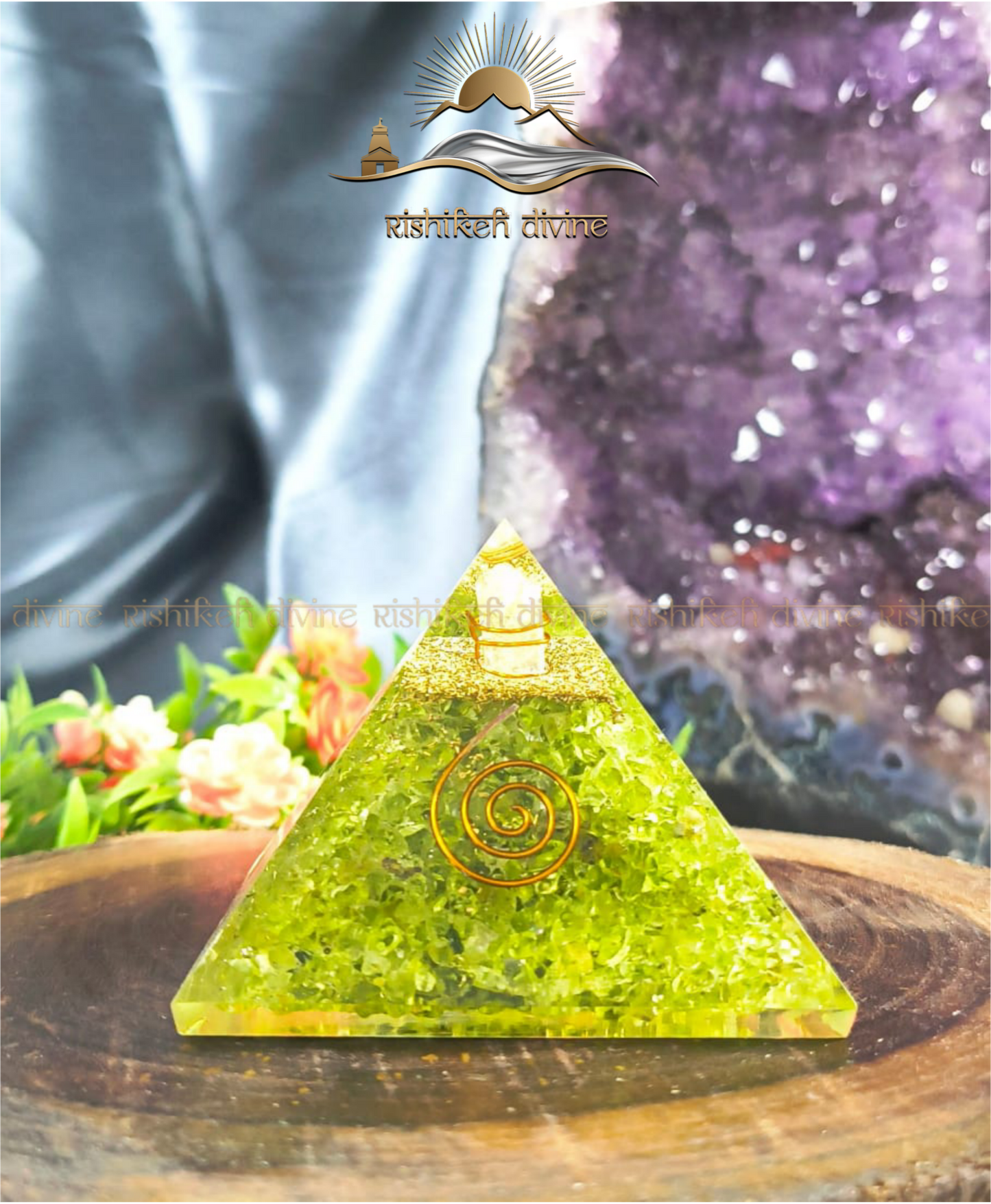 Green Aventurine Orgone Pyramid