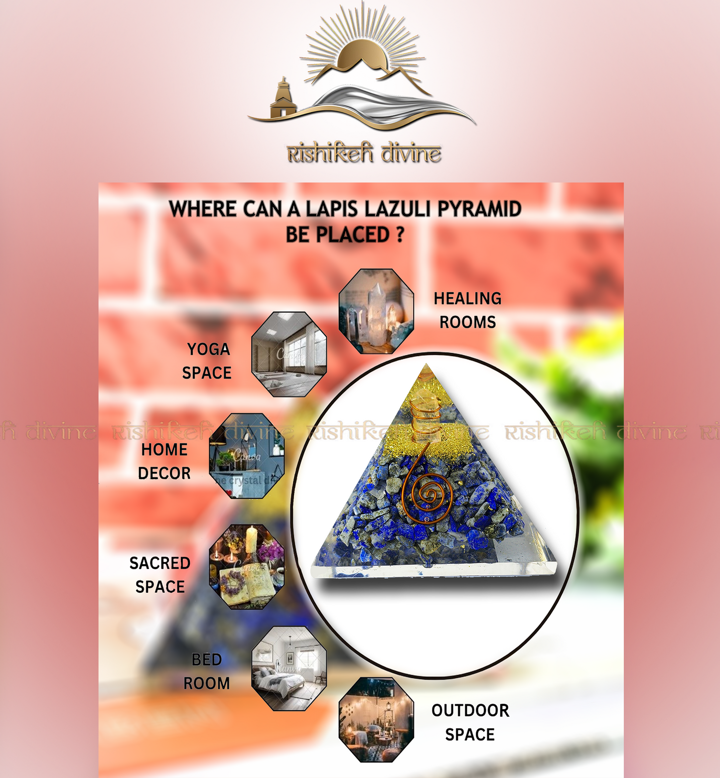 Lapis Lazuli Orgone Pyramid