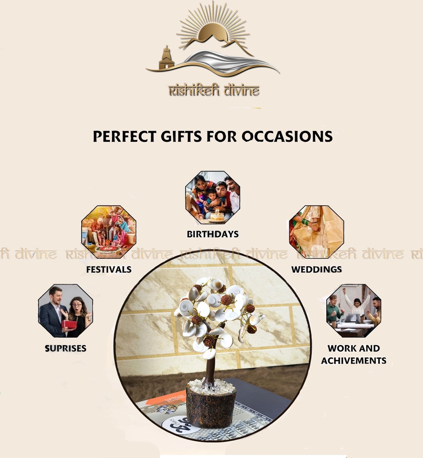 Gomati chakra 50 Beads Tree