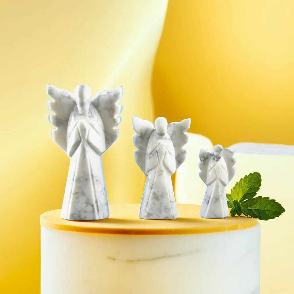 Howlite Angel