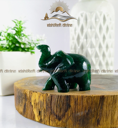 Green Jade elephant