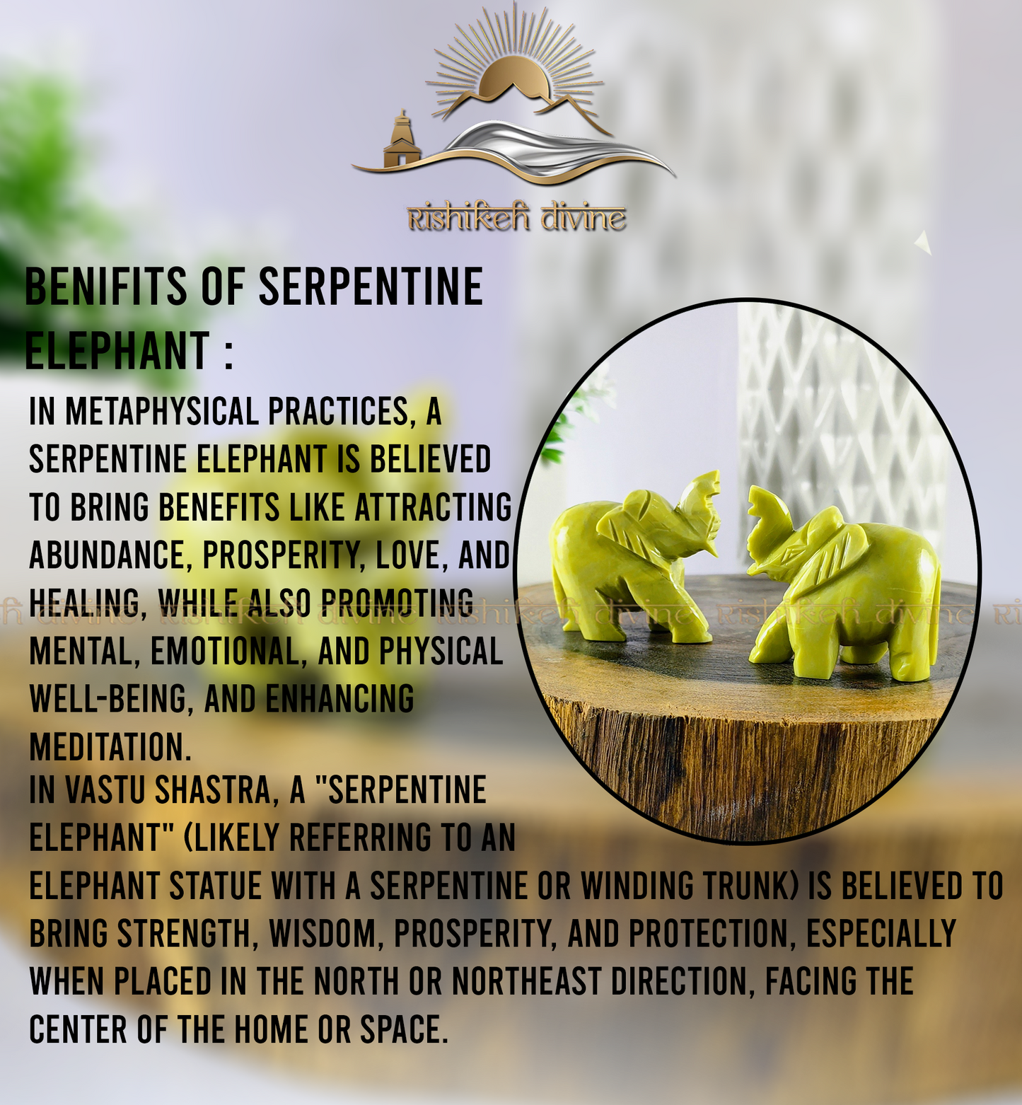 Serpentinite Elephant