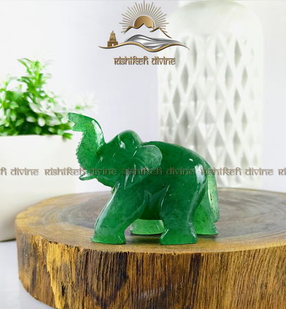 Green Fluorite Elephant