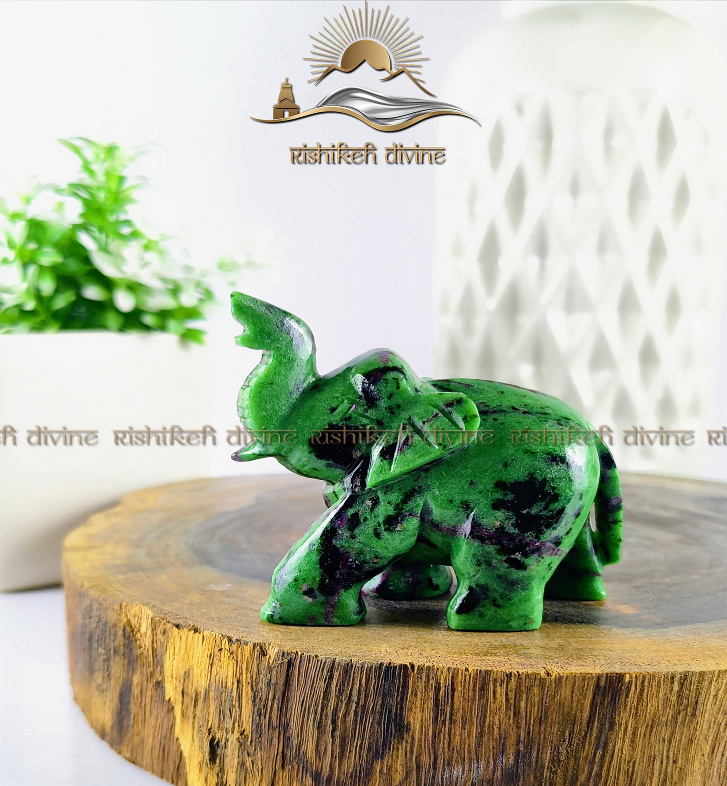 Ruby Zoisite Elephant