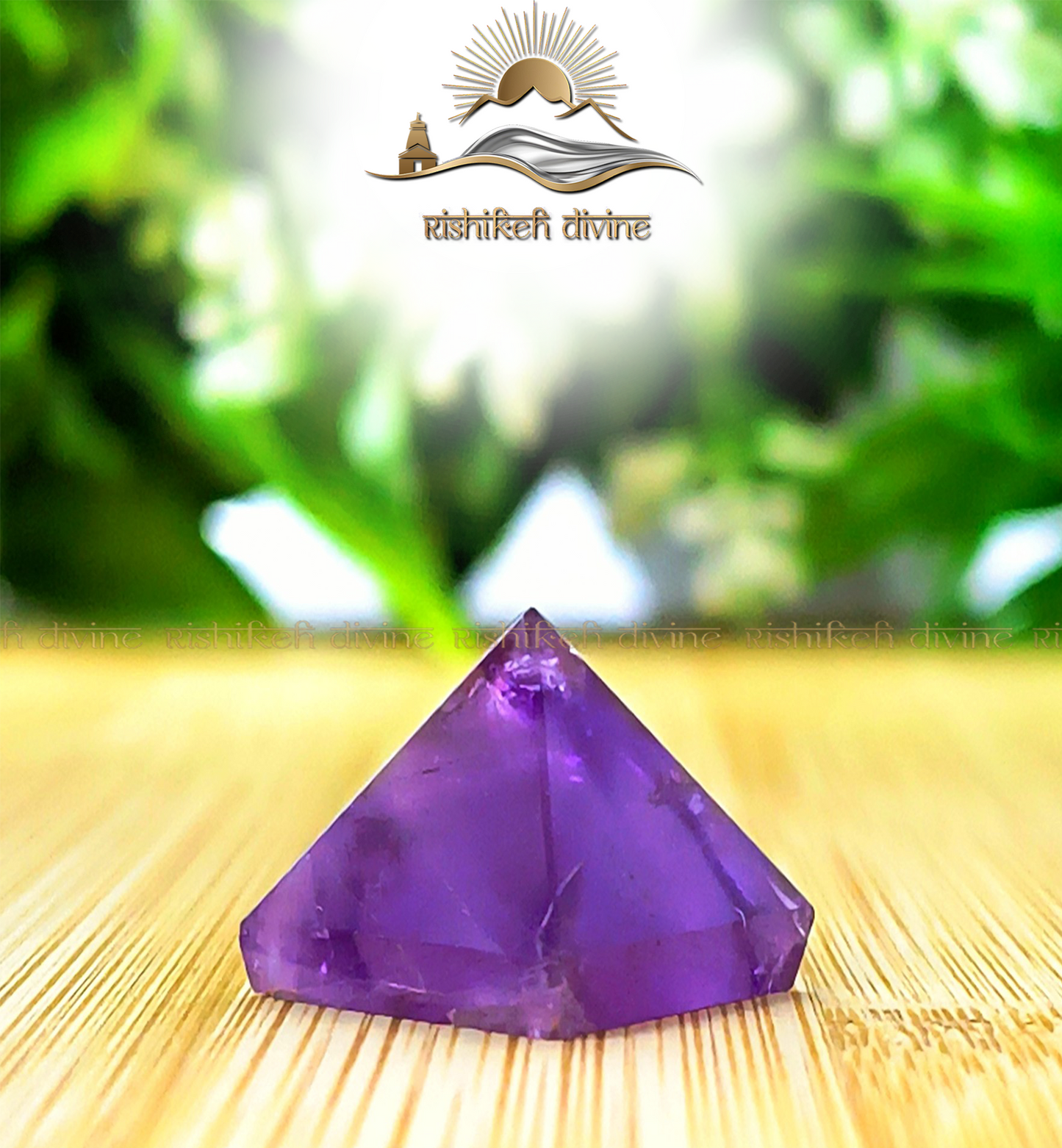 Amethyst pyramid