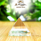 Clear quartz pyramid