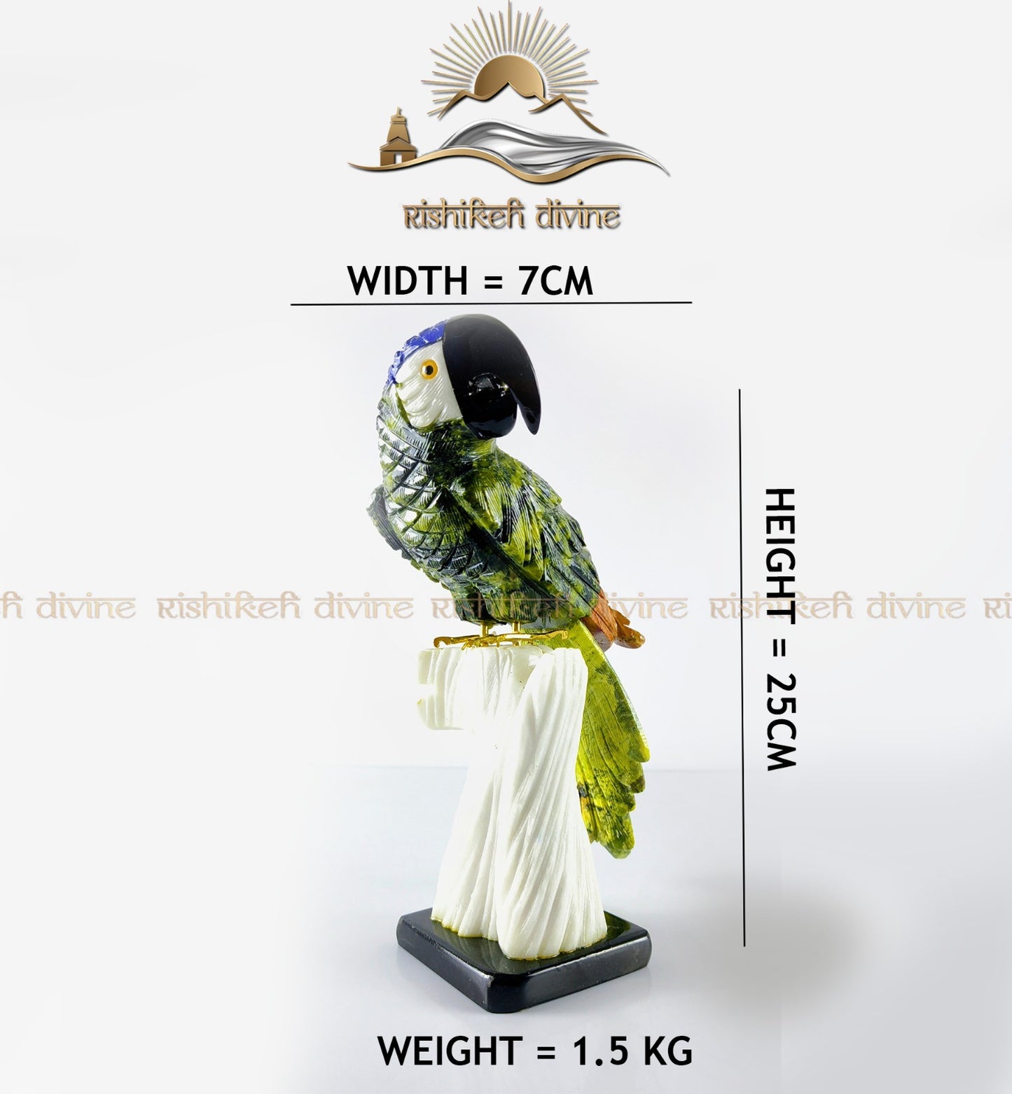Multi-stone parrot ( Large SIZE )