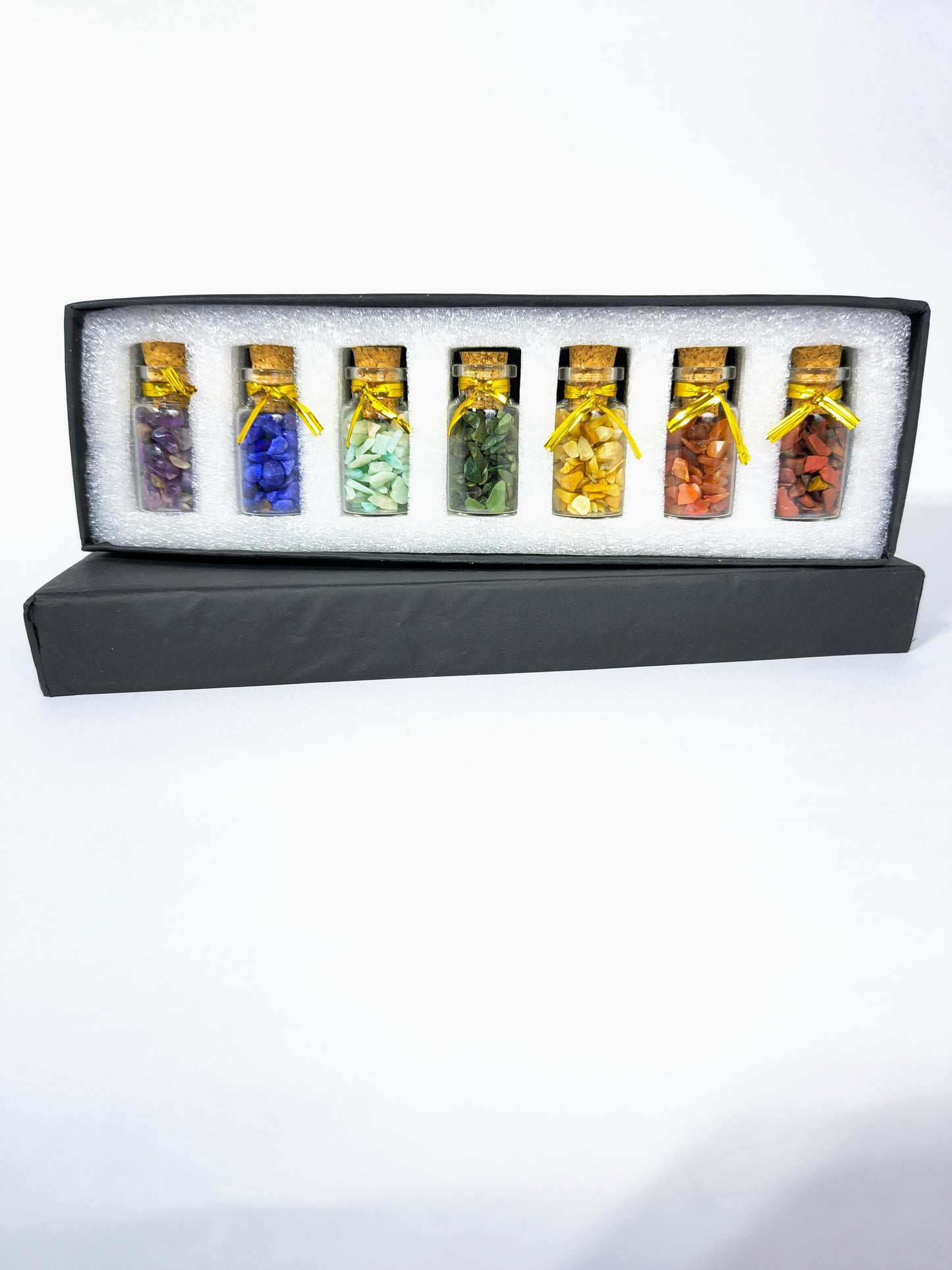 Crystal chips bottle set