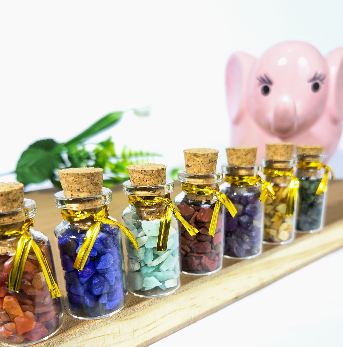 Crystal chips bottle set