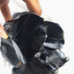 Black obsidian crystal