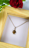Tiger Eye Penguin Pendant