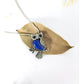 Lapis lazuli owl pendant