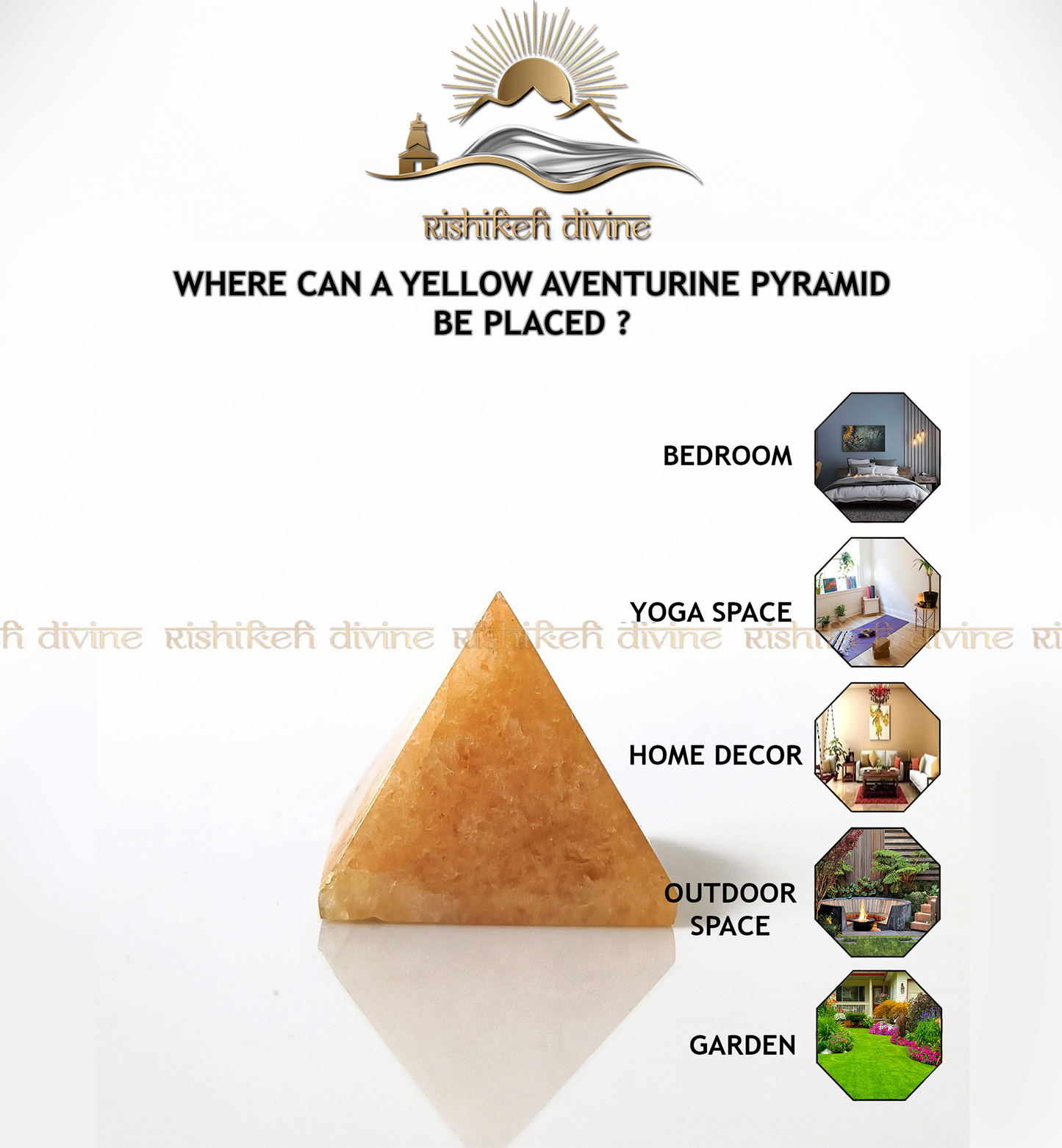 Yellow Aventurine Pyramid