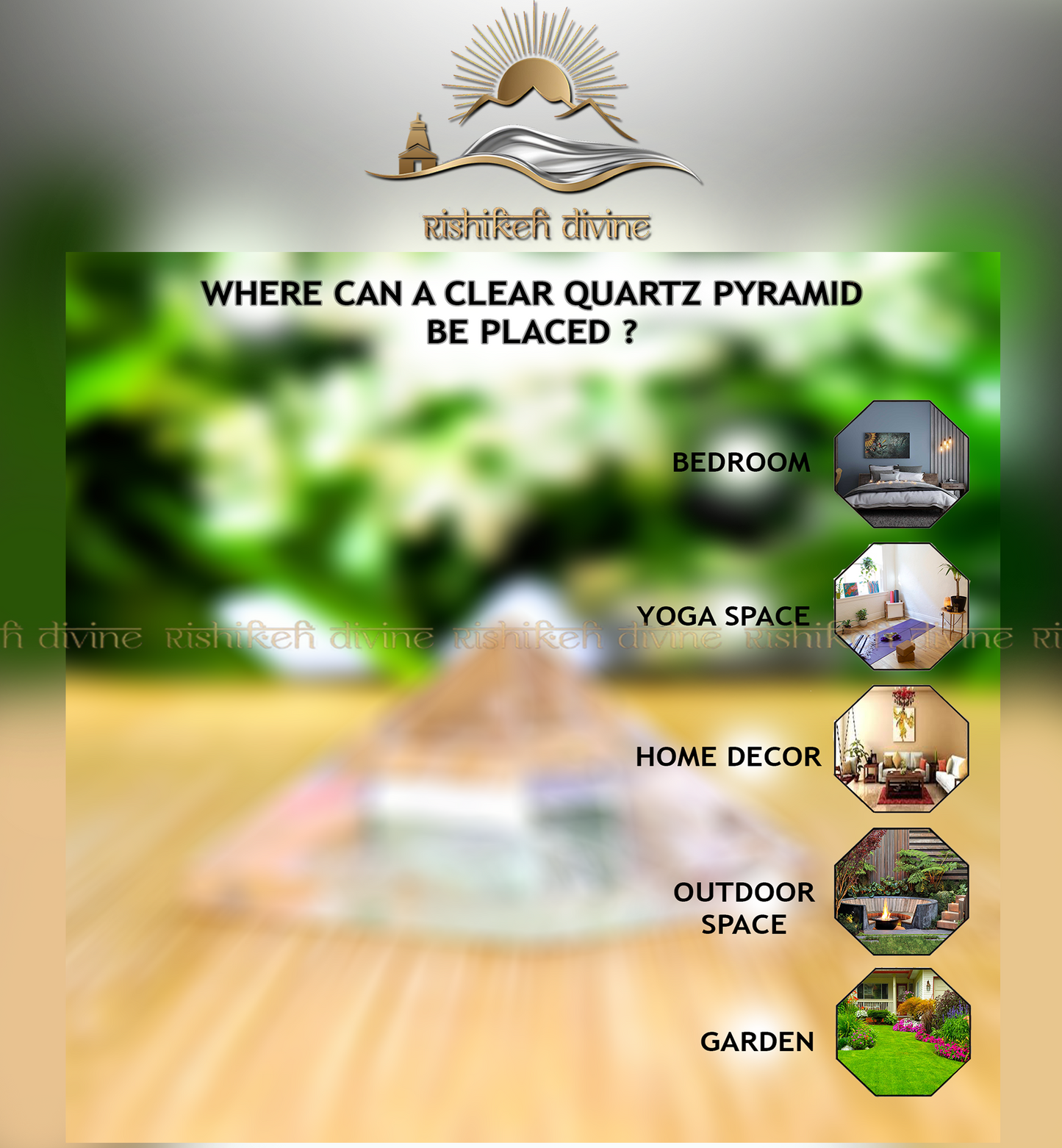 Clear quartz ( AAA+ ) Quality