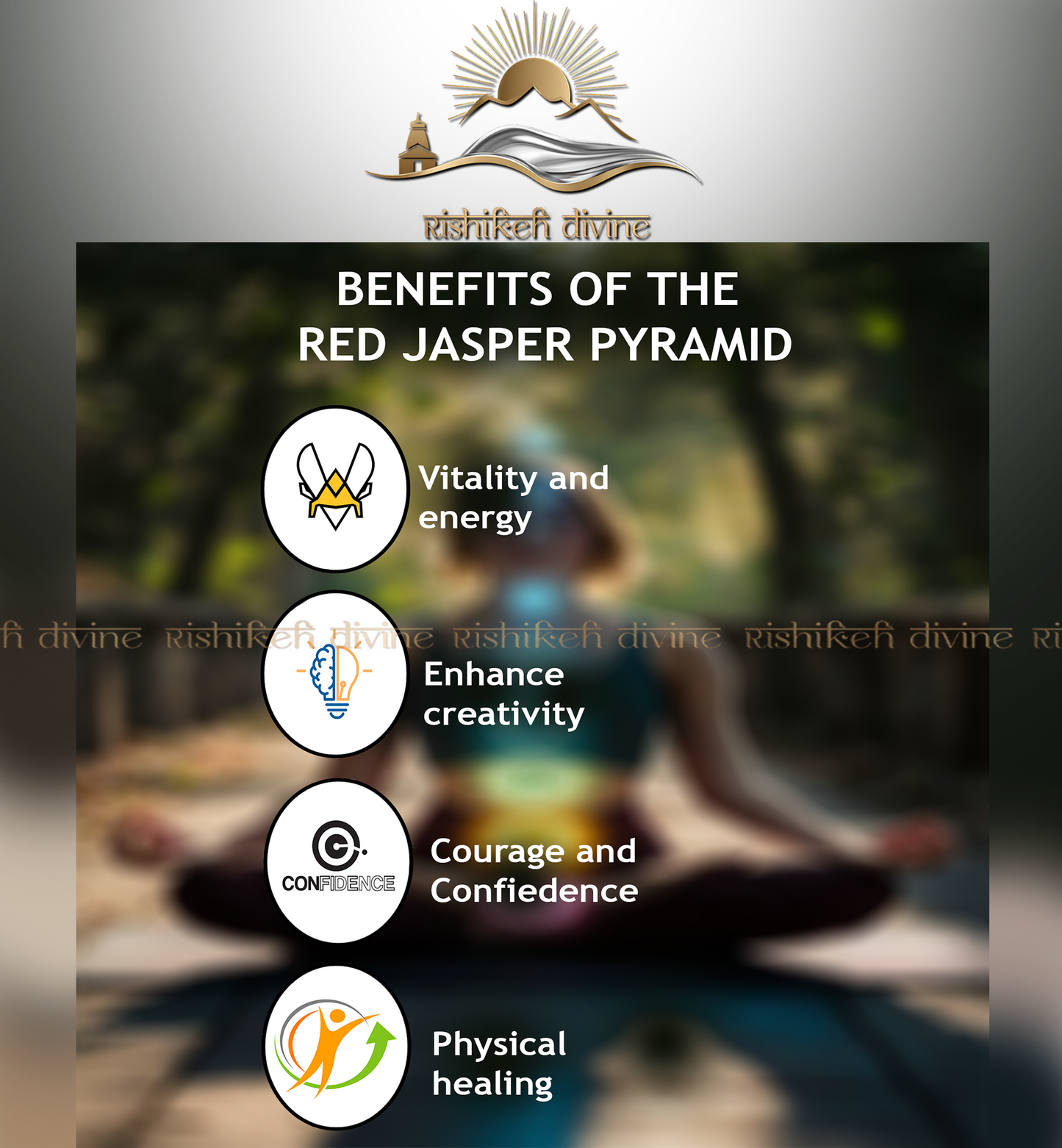 Red Jasper Pyramid