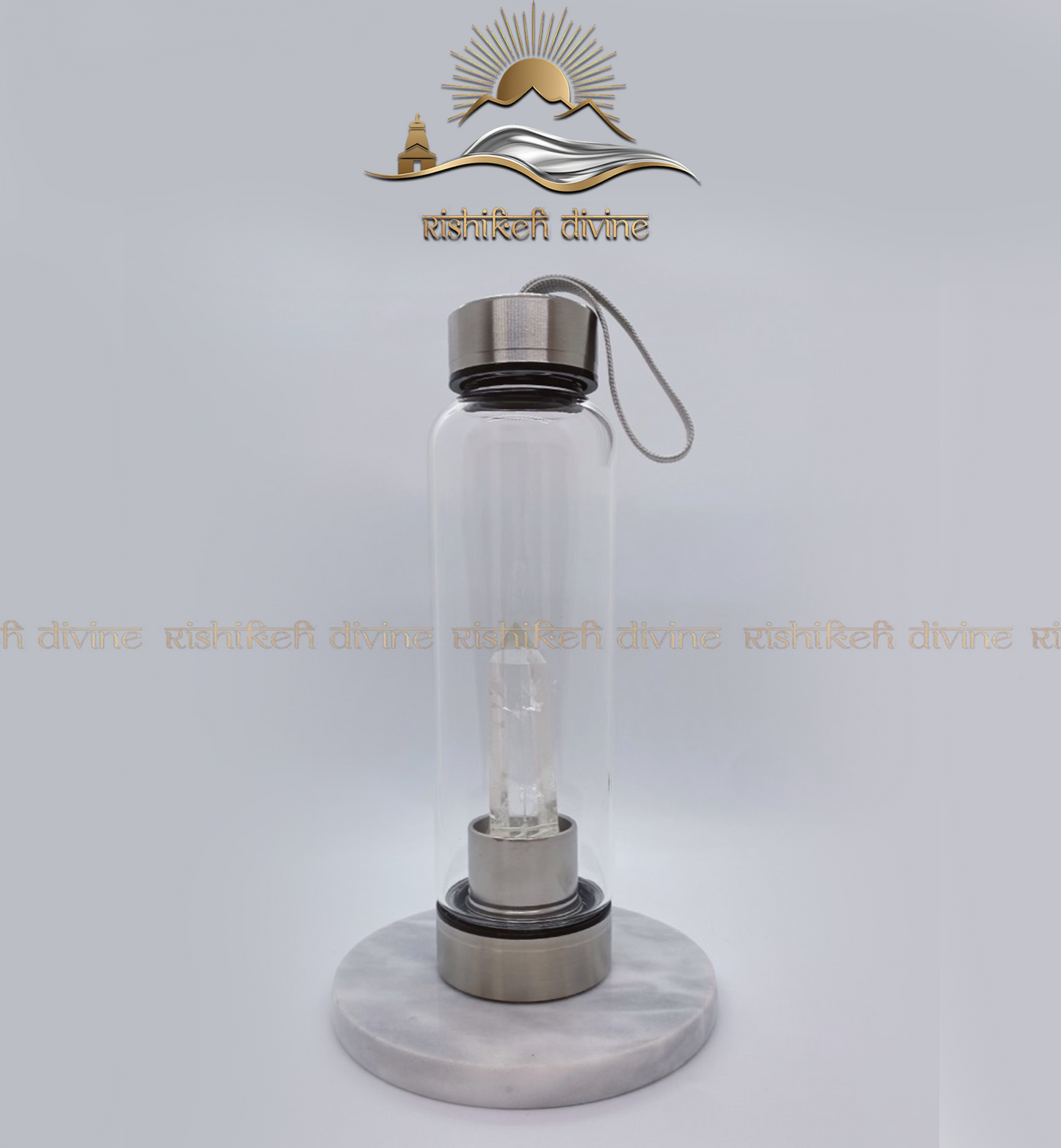 Clear Quartz Crystal Bottles