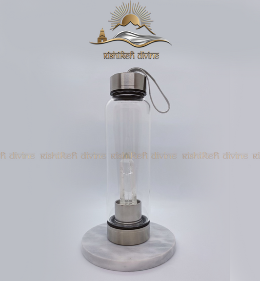 Clear Quartz Crystal Bottles