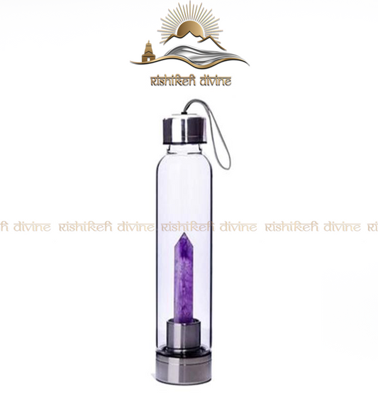 Amethyst Crystal Bottle