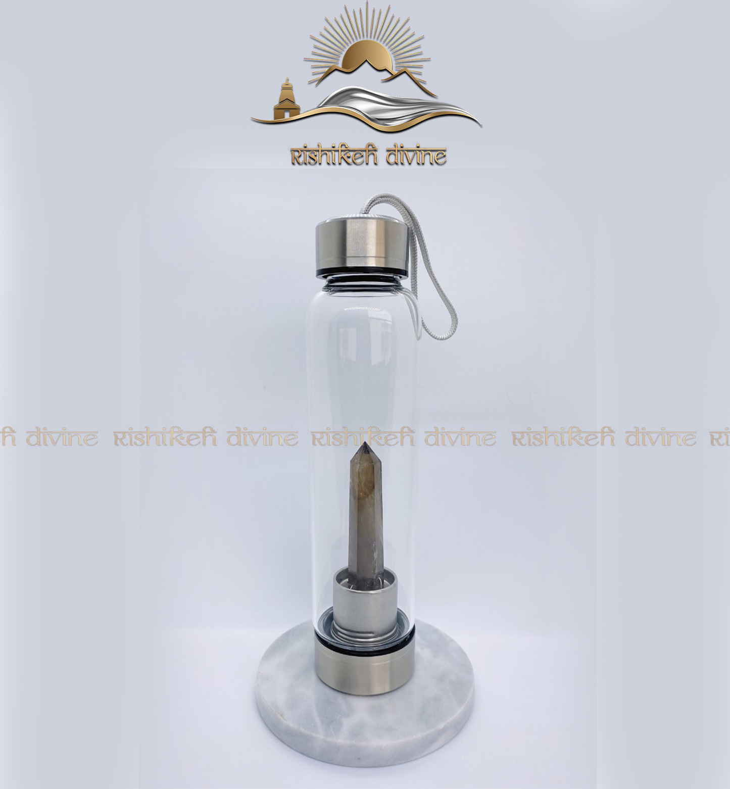 Smoky Quartz Crystal Bottle