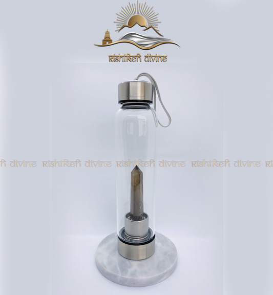 Smoky Quartz Crystal Bottle
