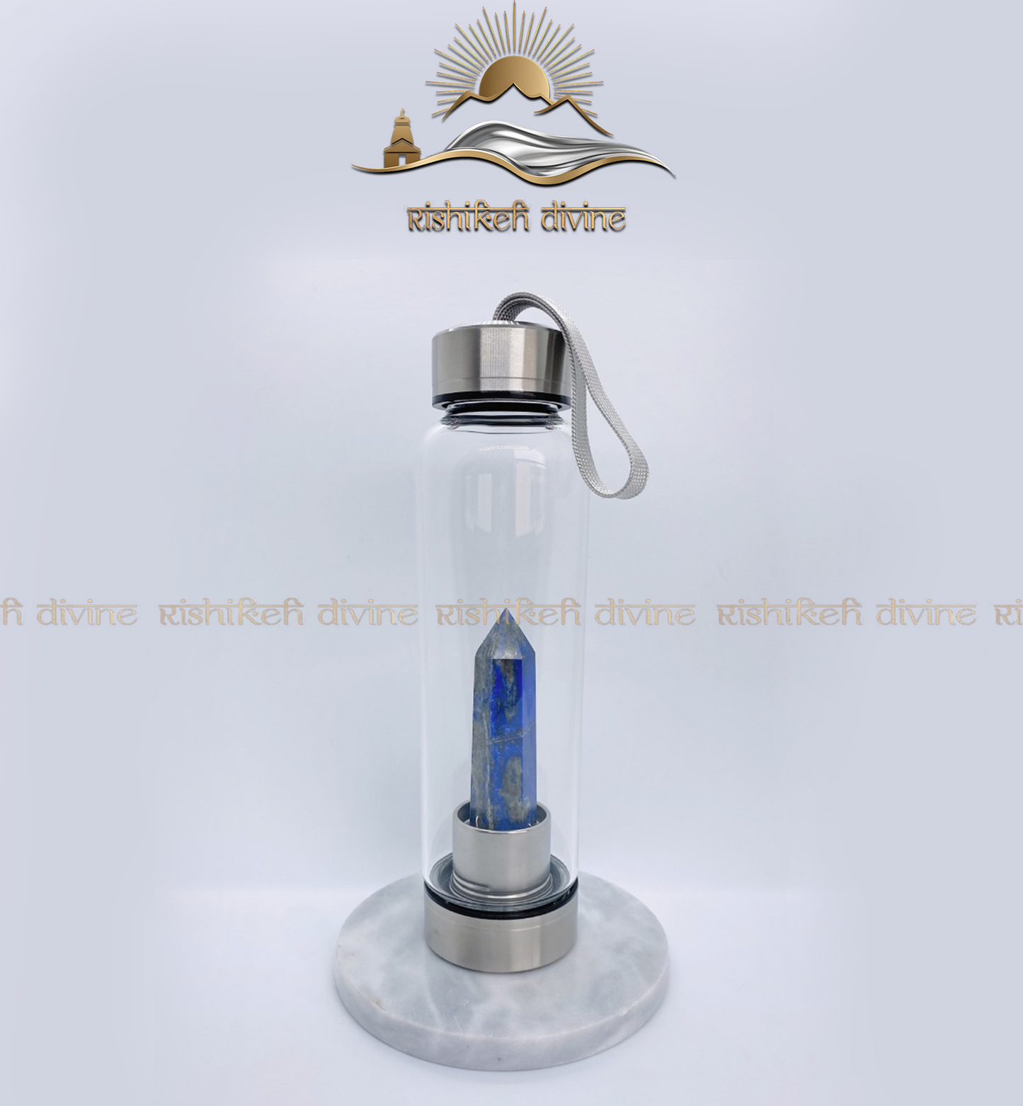Lapis Lazuli Crystal Bottle
