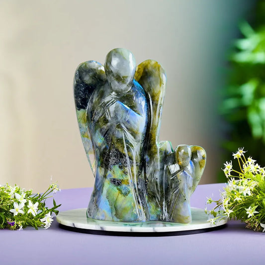 Labradorite Mother Daughter Angel