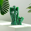Green Jade Mother Daughter Angel