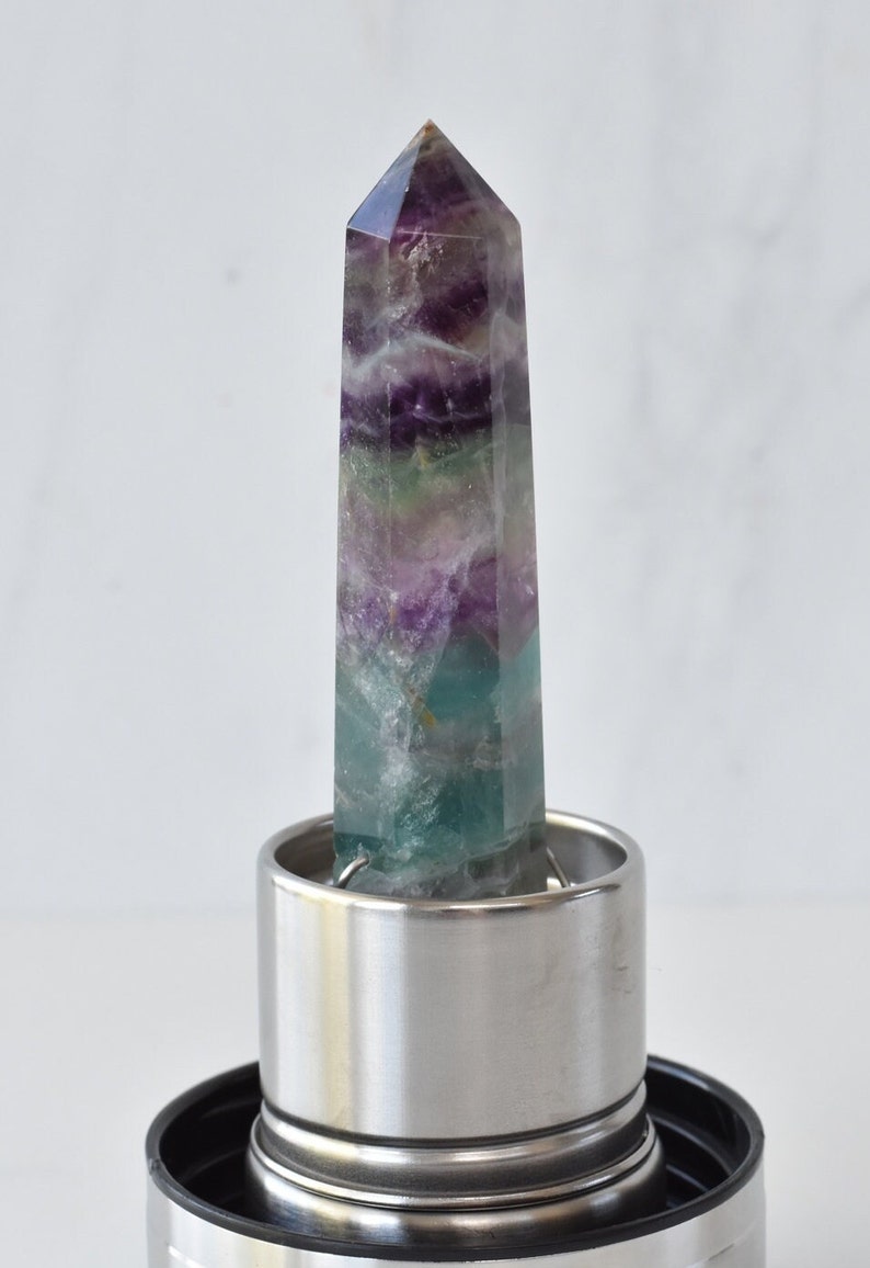 Multi Fluorite Crystal Bottle
