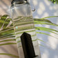 Black Tourmaline Crystal Bottles