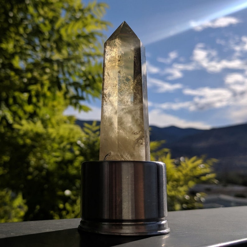 Citrine Crystal Bottle