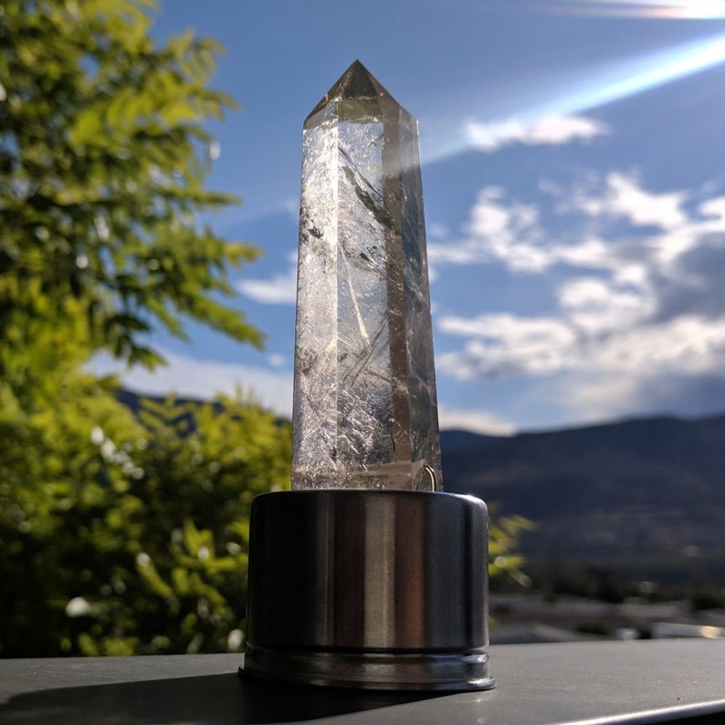 Smoky Quartz Crystal Bottle
