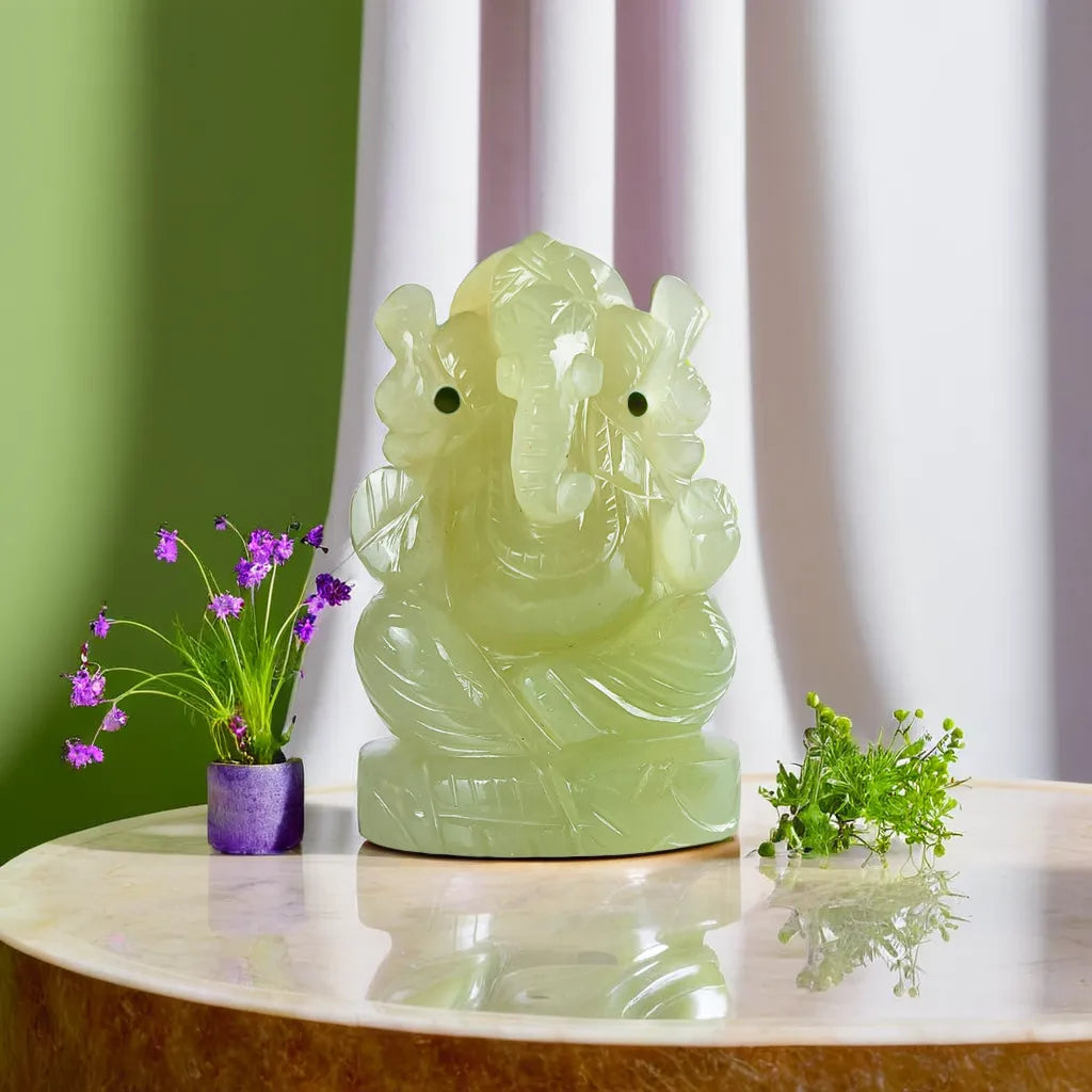 Green Aventurine Ganesh
